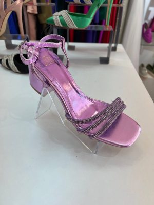 Sandale na manju štiklu 03 - lila boja (37,38)