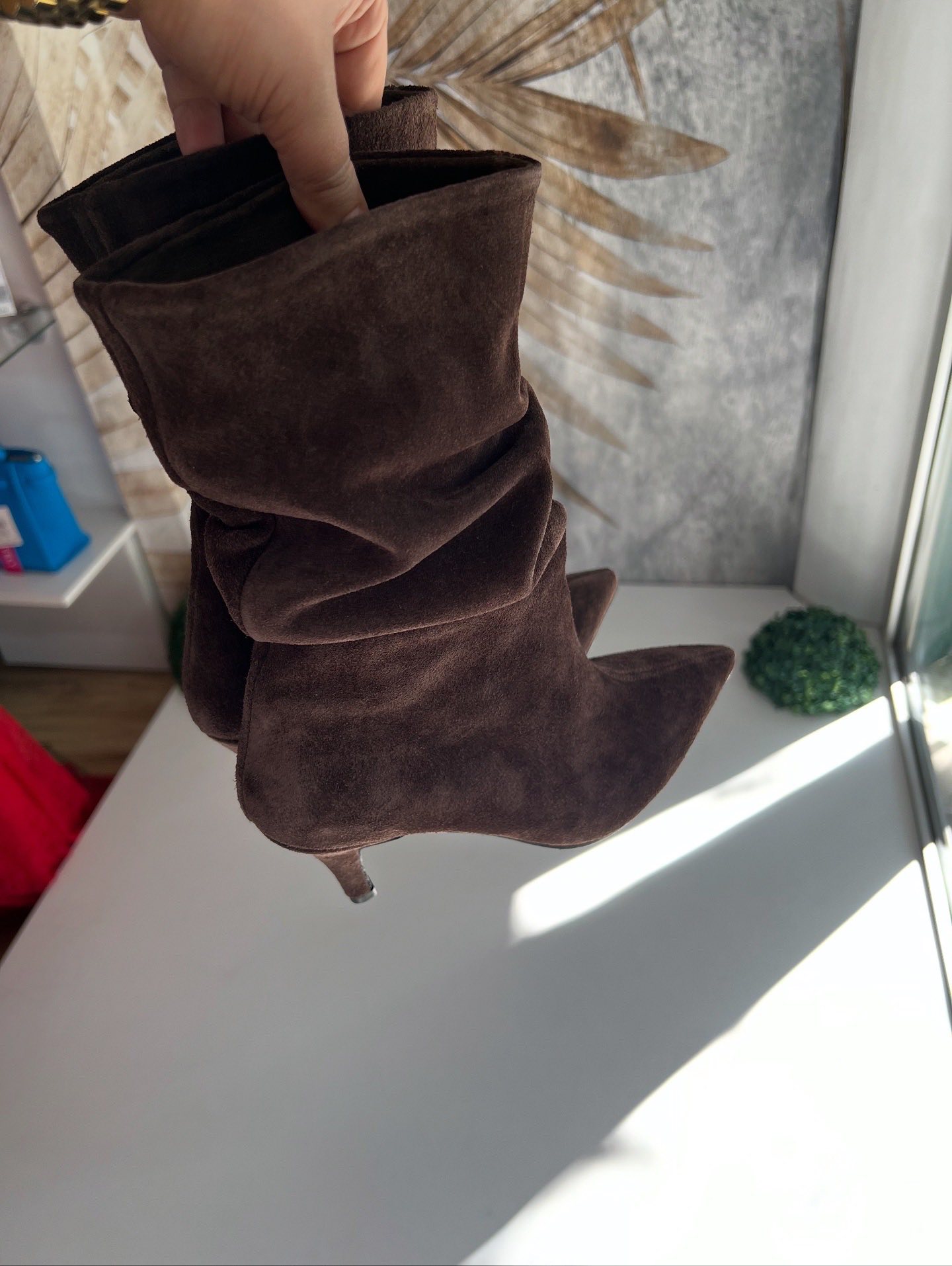 Čizme kratke štikla 01 - Braon (37) - Image 5