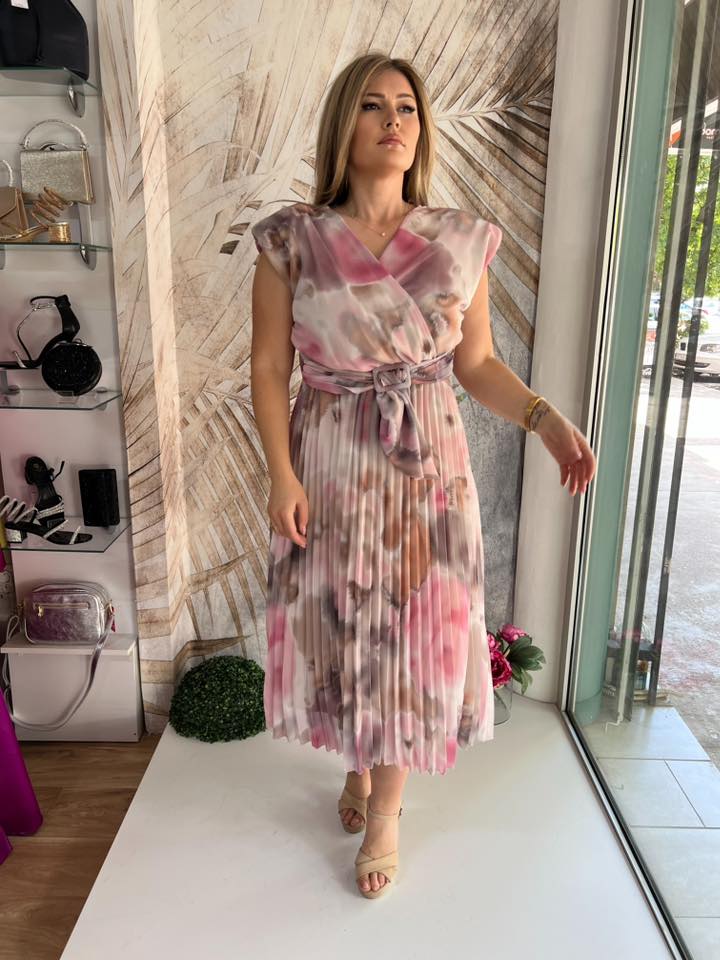 Haljina PLUS SIZE midi 01 – Print 03 (42) - Image 6