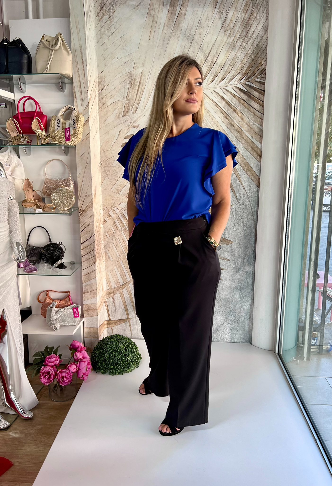 Pantalone PLUS SIZE 03 - Crne (44-50) - Image 2