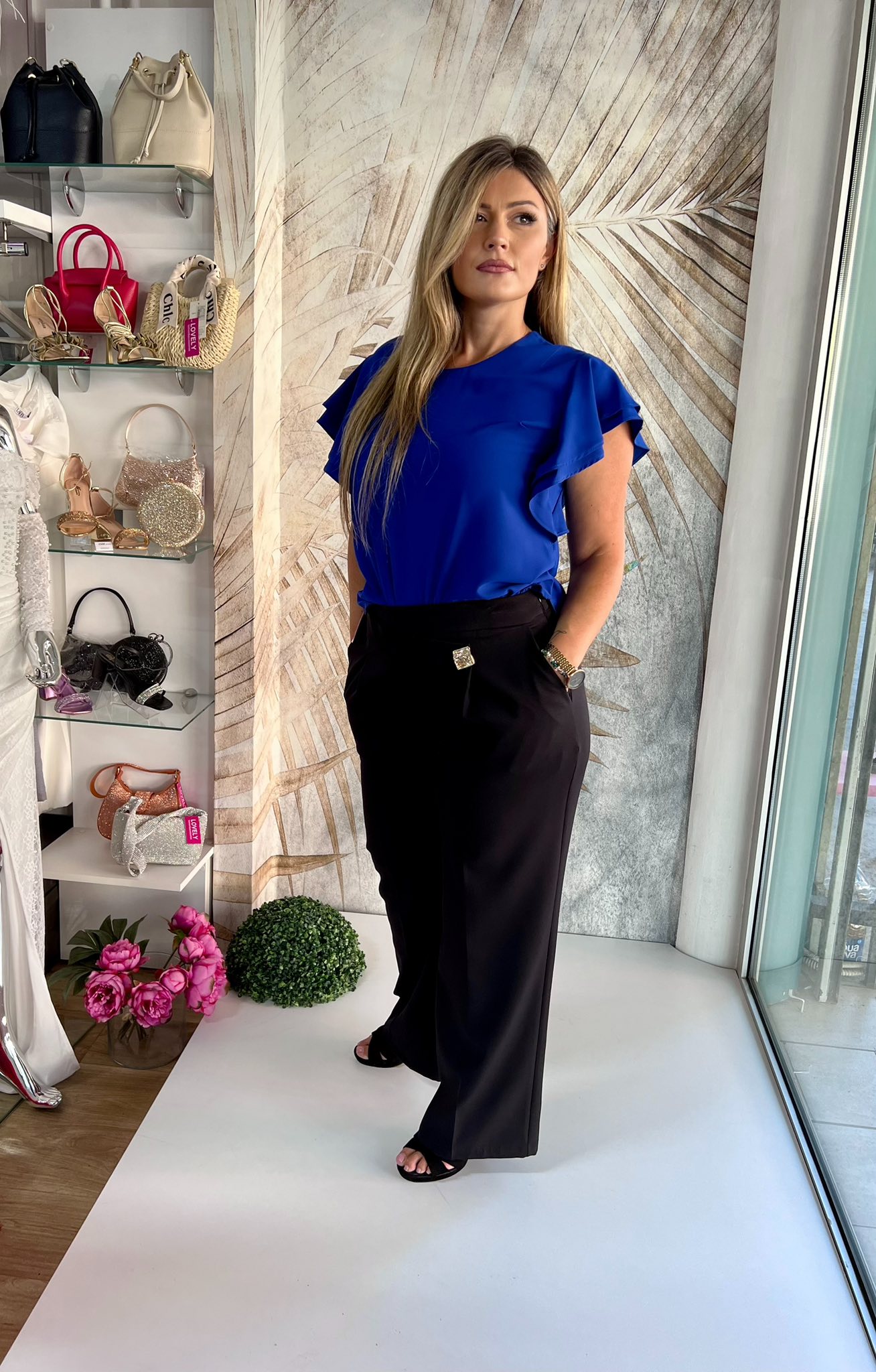 Pantalone PLUS SIZE 03 - Crne (44-50) - Image 6