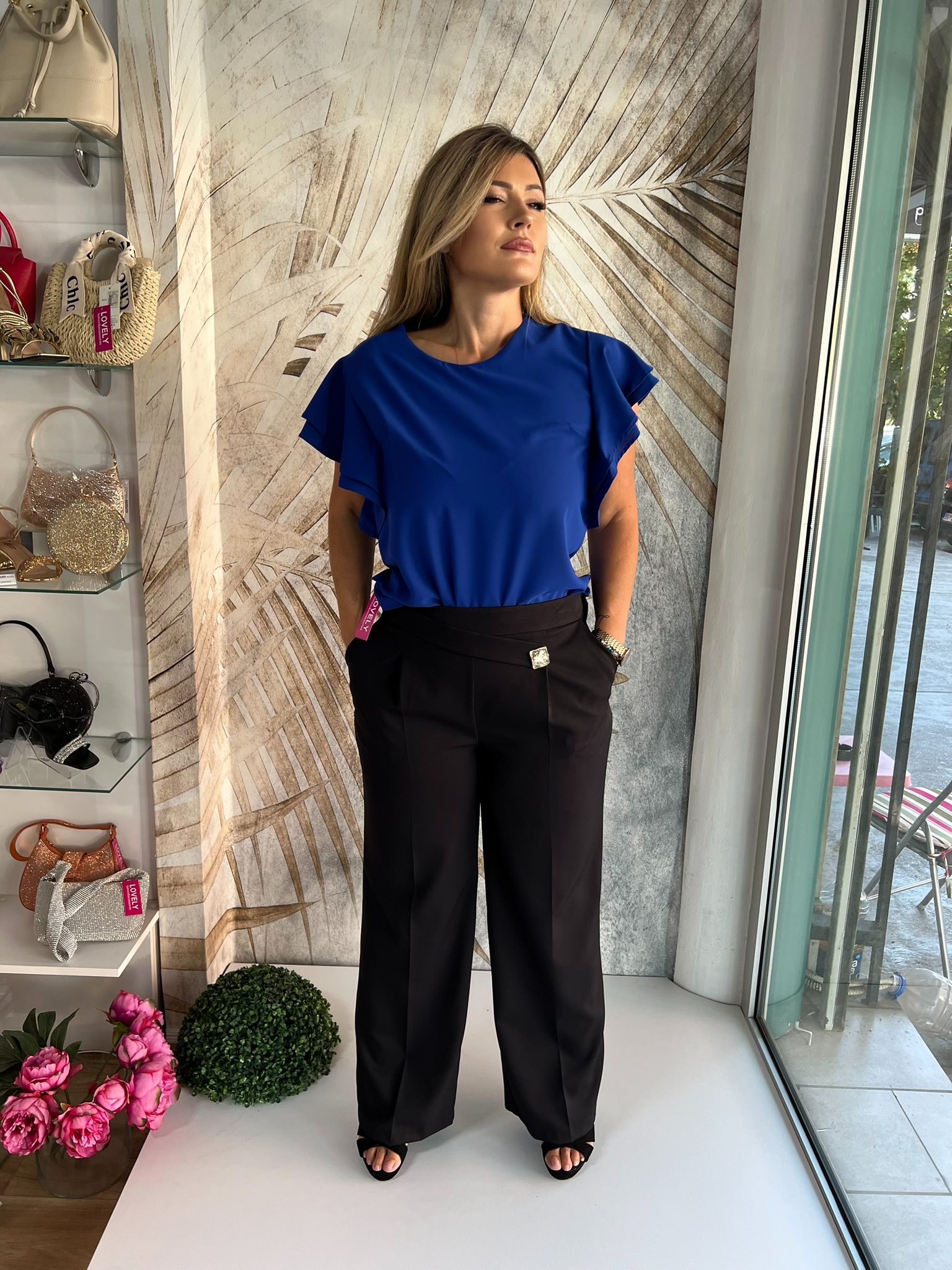 Pantalone PLUS SIZE 03 - Crne (44-50) - Image 3