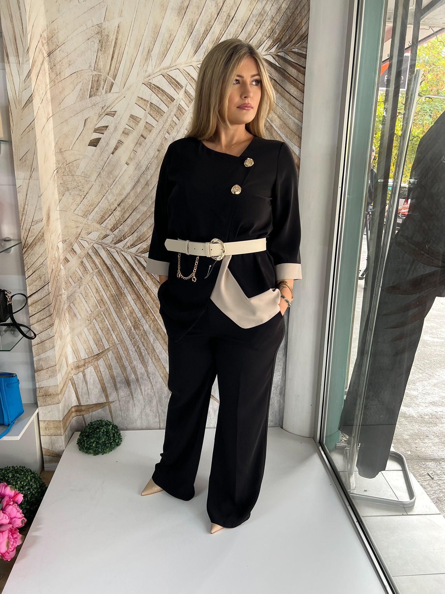 Komplet PLUS SIZE 19 - Crni (42-48) - Image 4