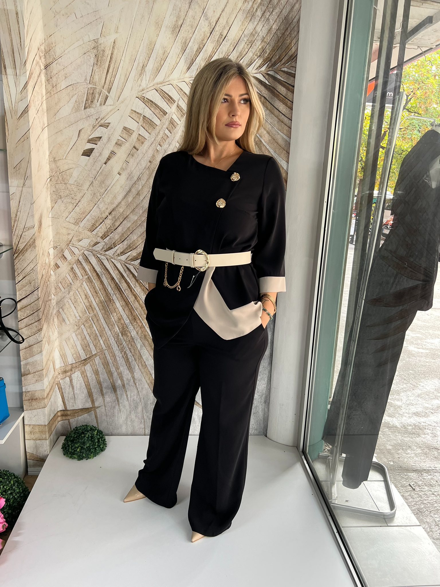 Komplet PLUS SIZE 19 - Crni (42-48) - Image 5