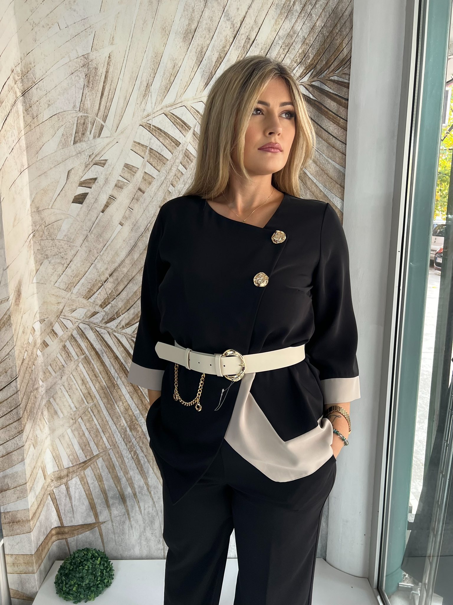 Komplet PLUS SIZE 19 - Crni (42-48) - Image 6