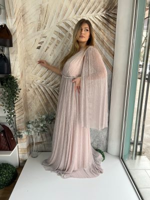 Duga Haljina PLUS SIZE sa otvorenim rukavima (model 01)