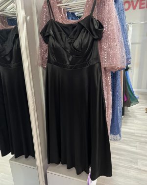 Haljina PLUS SIZE midi, crna (model 119)